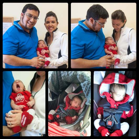 The OSU Buckeye's "littlest fan" goes home.